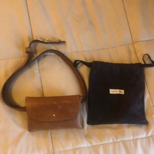 Soeur small leather hip bag